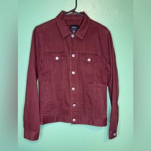 Forever 21 Men maroon denim jacket